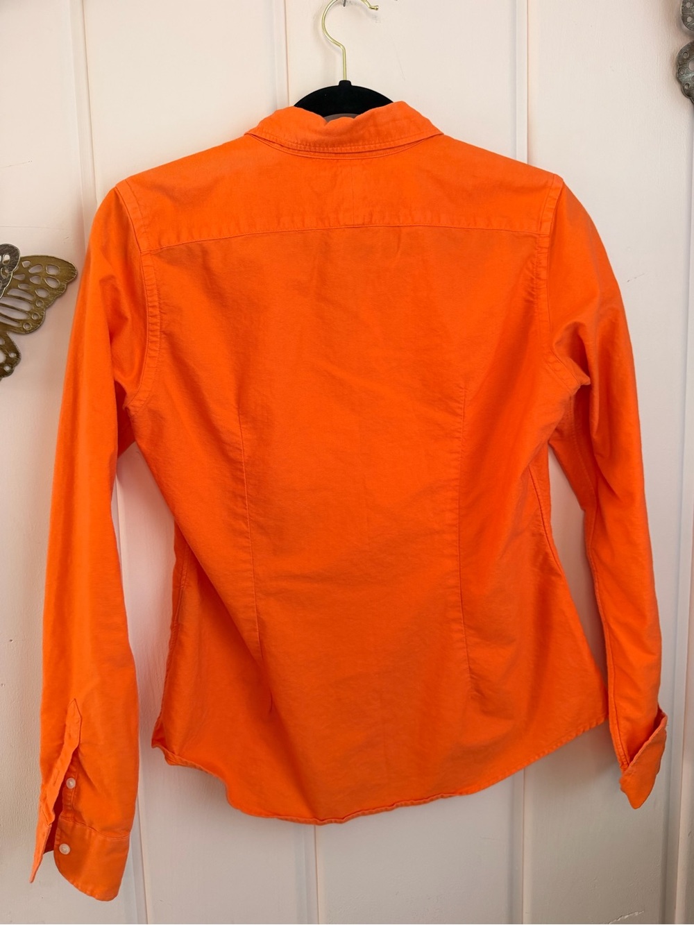 Ralph Lauren Sport Bright Orange Slim fit Button-Down Shirt sz 10 - Picture 2 of 4